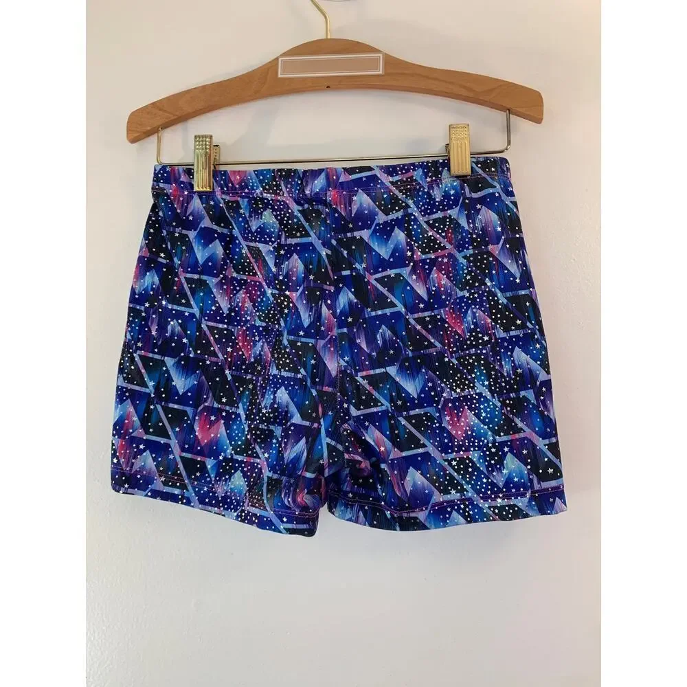 Danskin Now Girl's Sparkle Athletic Shorts / Size: XL 14-16